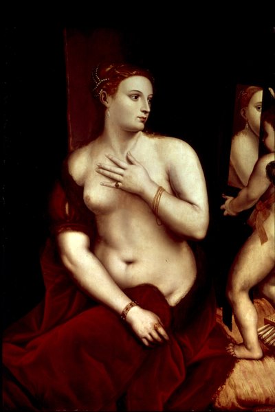 Venus vor dem Spiegel von Tiziano Vecelli